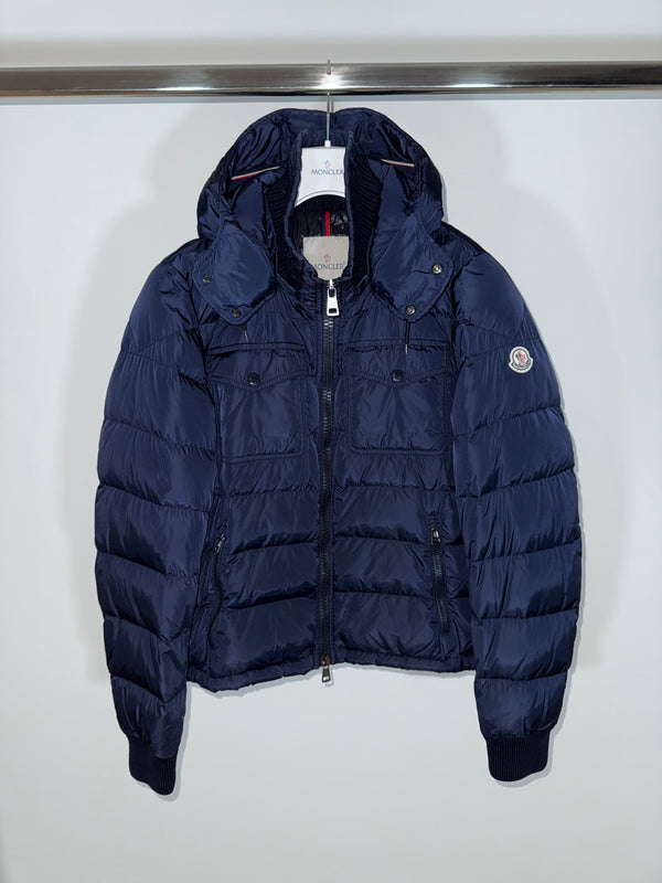 Moncler Fedor Jacket Size 2 Matte Blue